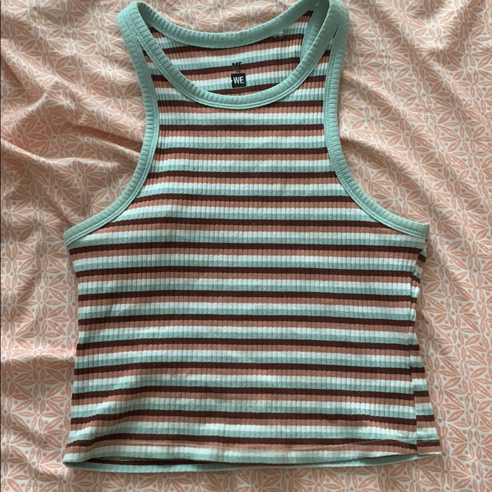 Pacsun Me to We Raceback Striped Tank top- small